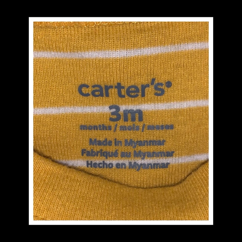 4/$10 •Carters baby boy 3m onesie🚜EUC🚜 - Picture 3 of 3